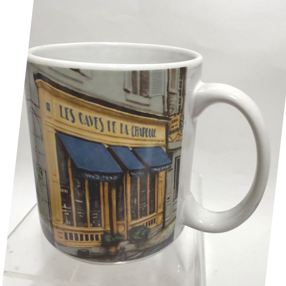 California Pantry Ernesto Rodriguez Les Caves de la Chapelle Paris Coffee Mug 4"